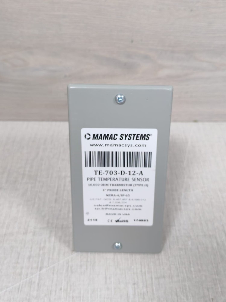 Mamac Systems TE-703-D-12-A Pipe Temperature Sensor