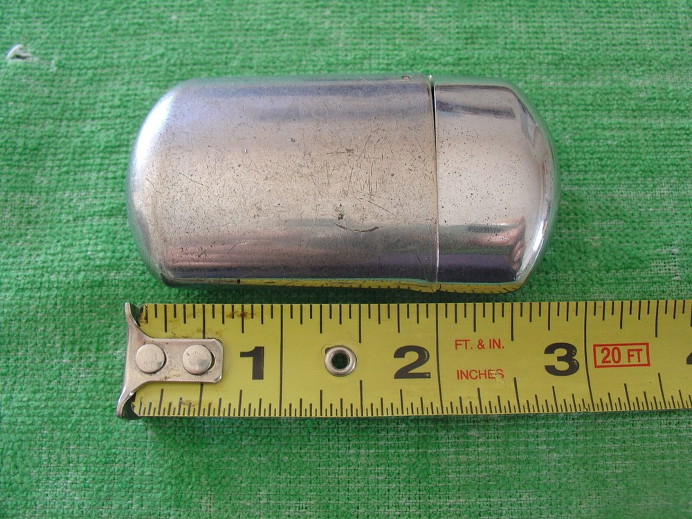 VINTAGE CIGARETTE LIGHTER CASE CHROME CASE UNBRANDED
