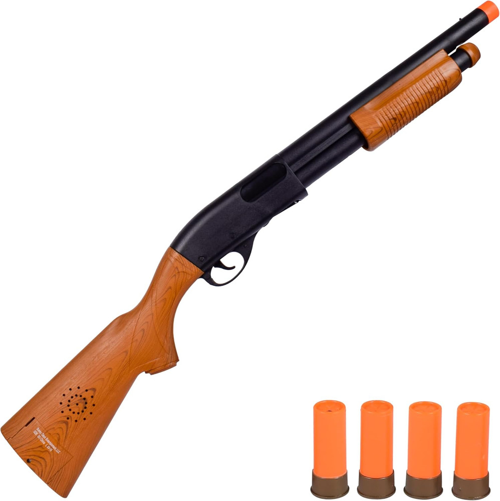Pump Action Blaster – with Realistic Sounds and Ejecting Play Shells | Hunting R