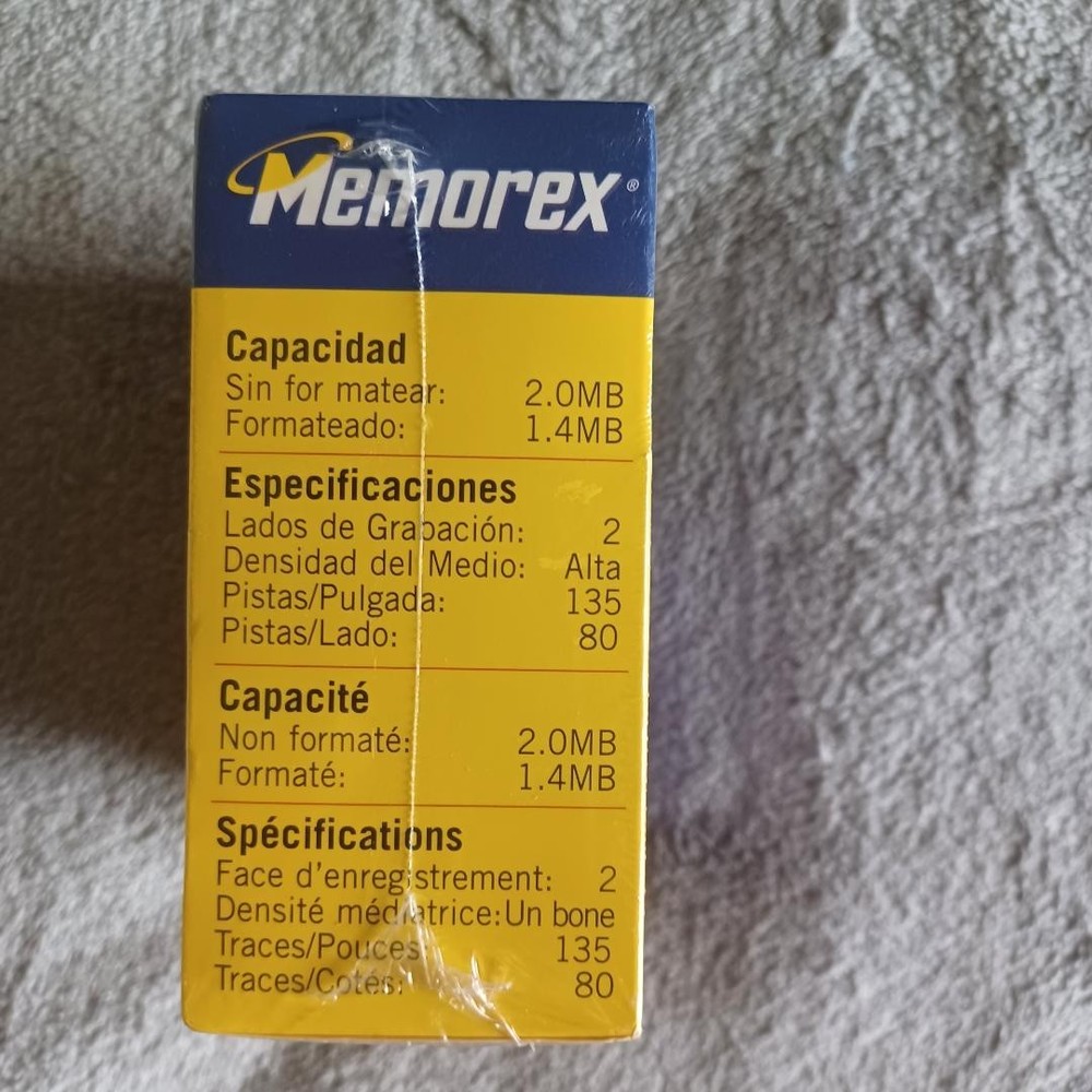 Memorex HD 10 Pack PC Formatted 3.5 Inch High Density Computer Diskettes