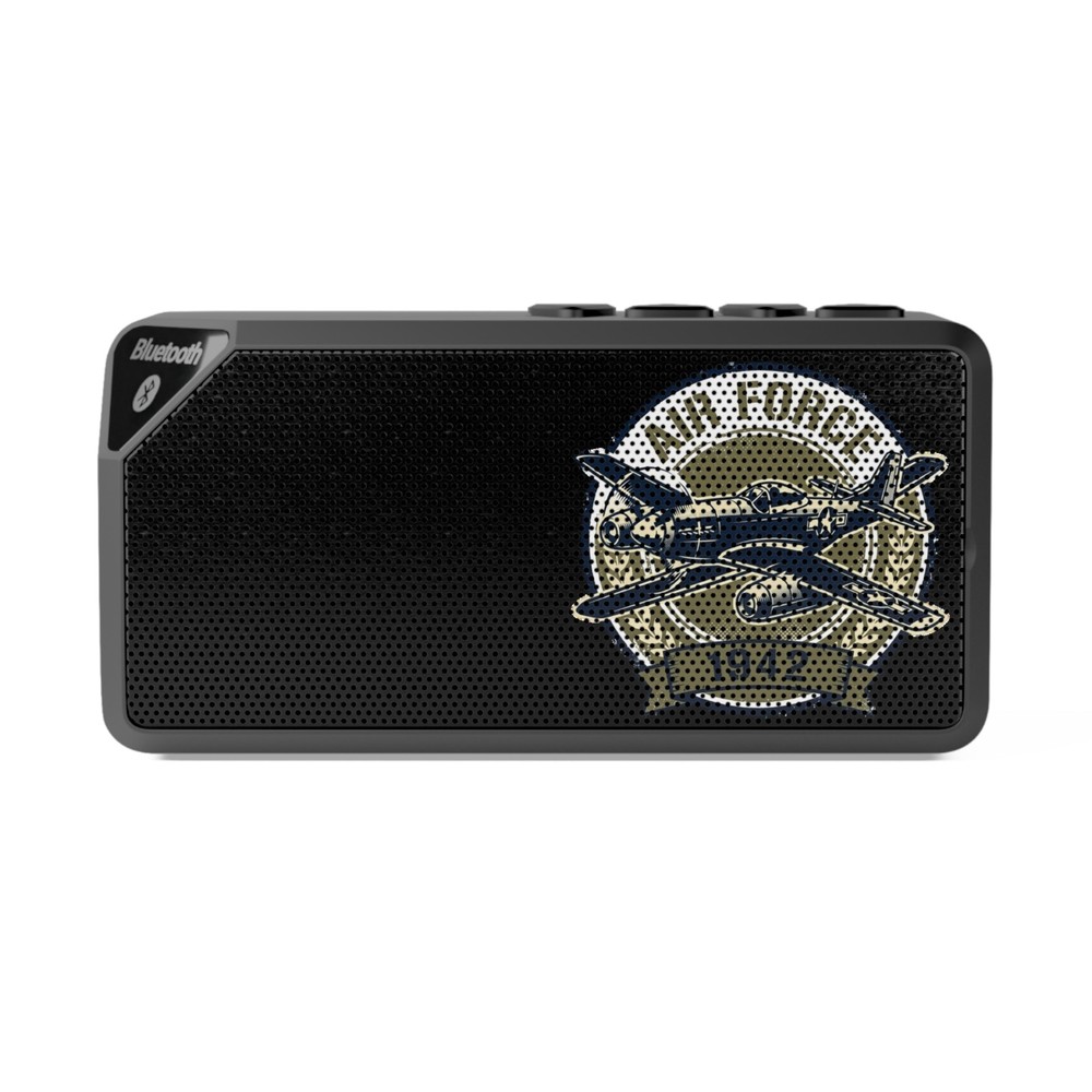 Bluetooth Speaker — Retro Aviator Emblem Portable Wireless Speaker