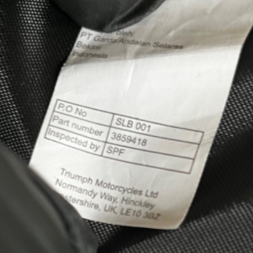 Triumph Motorcycle Backpack Black