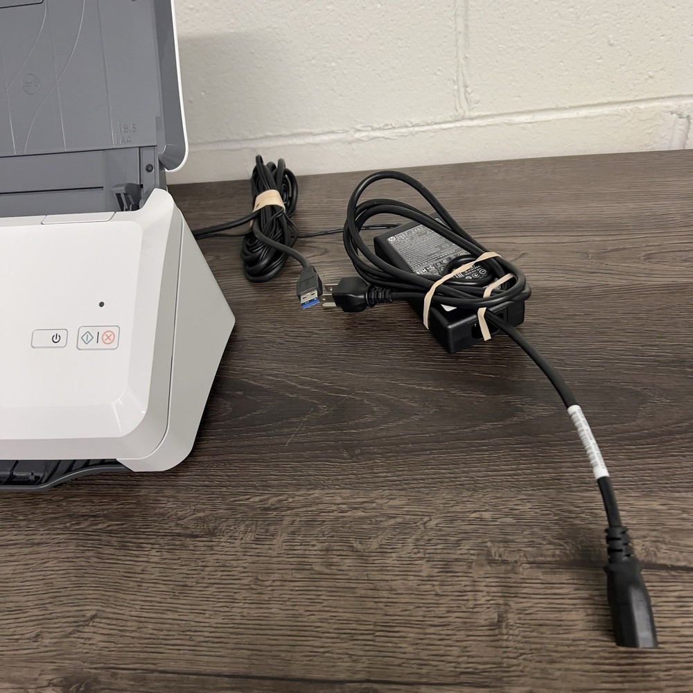 HP Scanjet Pro 2000 s2 Sheet-Feed Scanner Auto Document Feeder With Power Supply