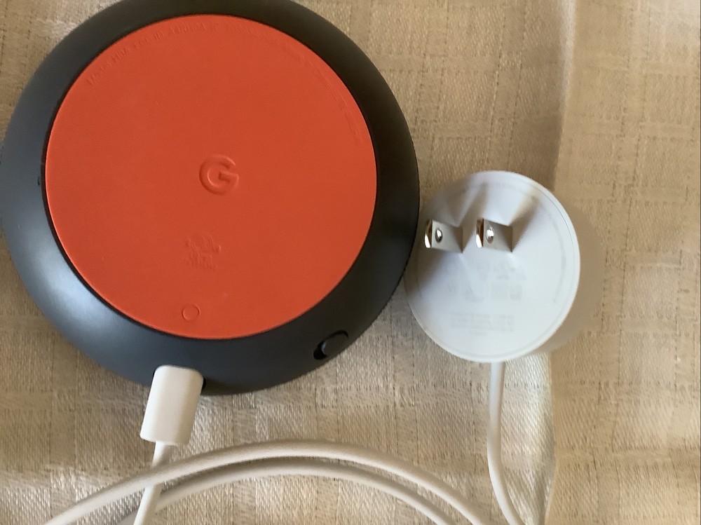 Google Home Mini Smart Speaker Charcoal/Grey Model HOA