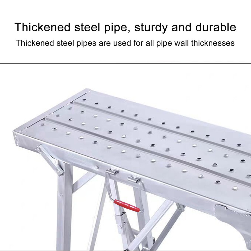 Folding Scaffolding Portable Work Platforms Step Ladder Height Adjustable