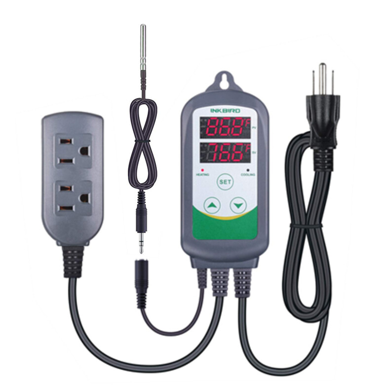 Temperature Controller Thermostat Heat Cool 308S Removable Probe Sensor Reptile