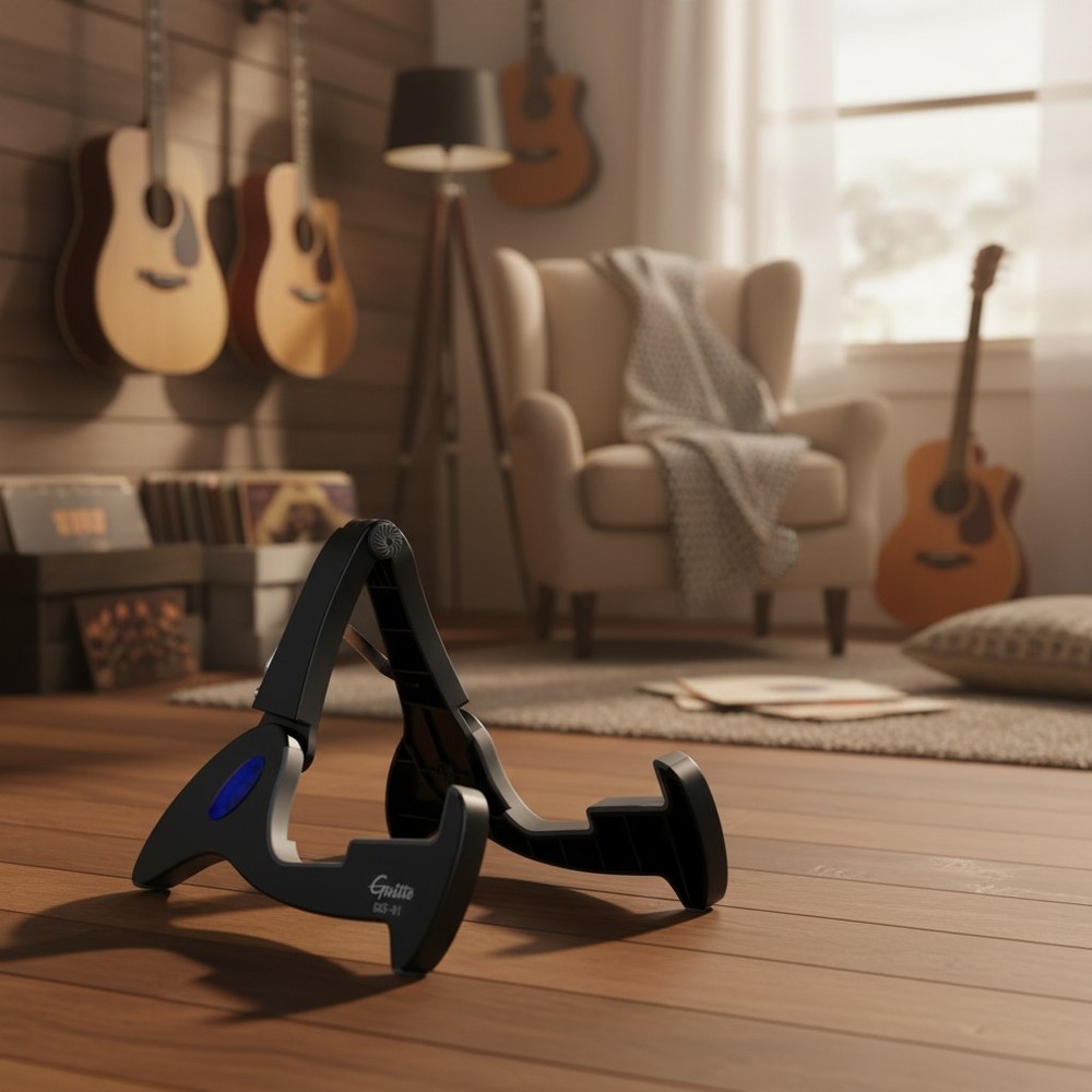 Universal Guitar Tripod Stand - Lightweight & Scratch-Proof for Secure Support