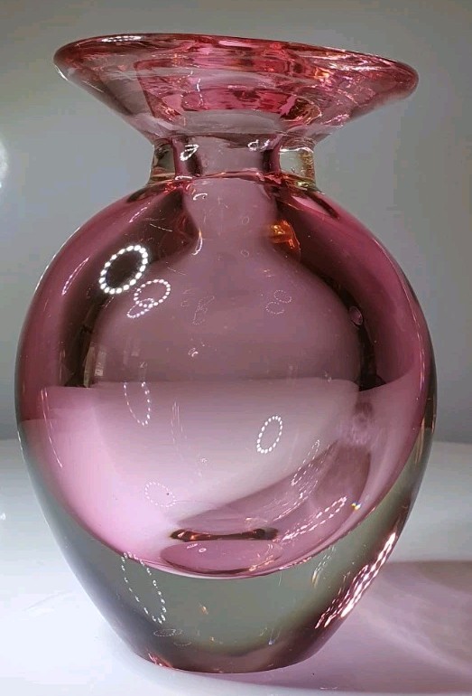 Murano Sommerso Bud Vase