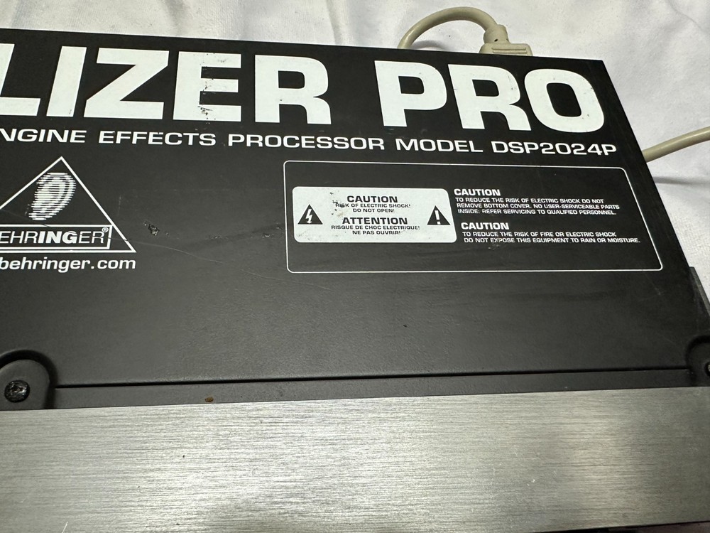 Behringer Virtualizer Pro DSP2024P 24 Bit Digital Multi Effect 24 - USED/WORKS