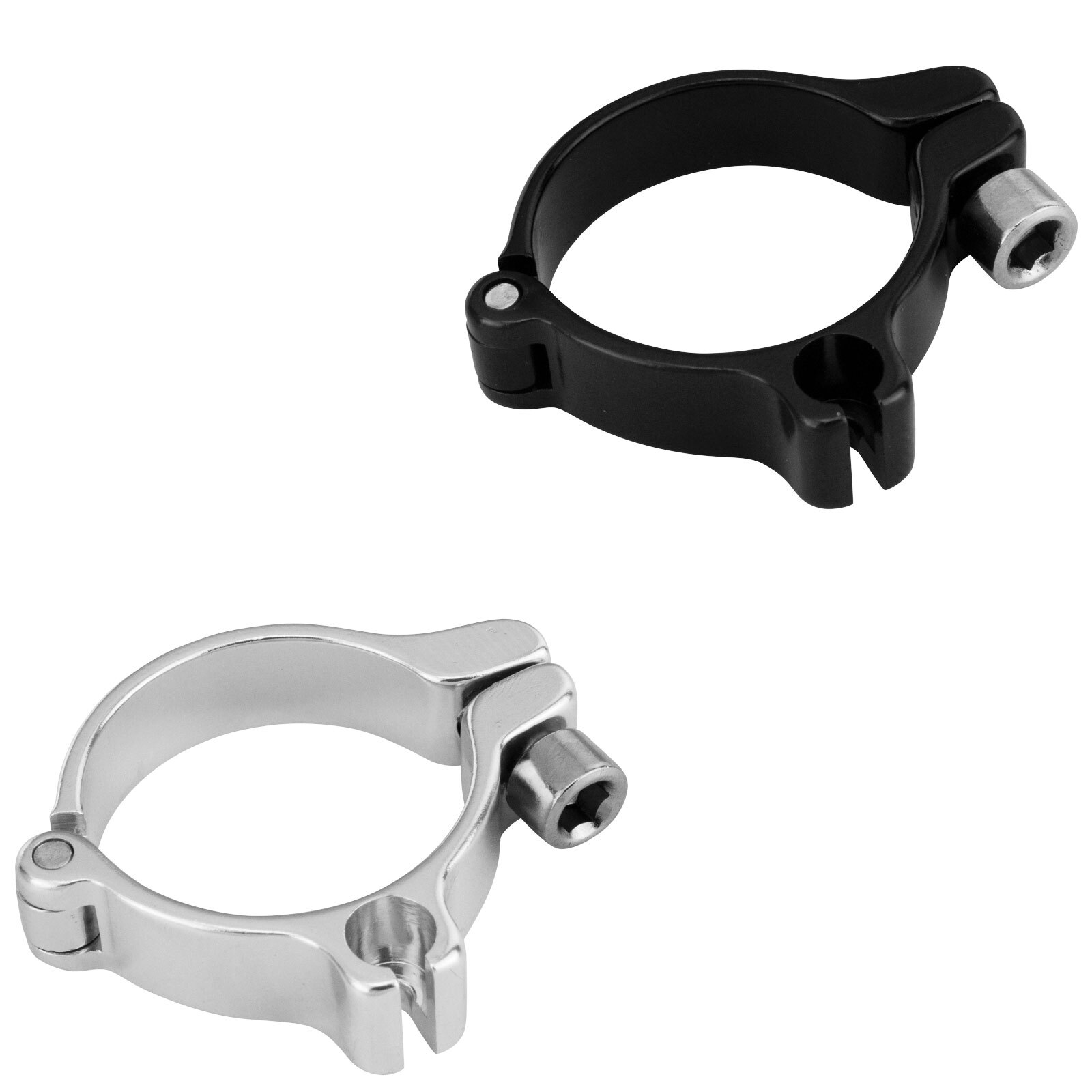 ORIGINAL! ALLOY CLAMP-ON SINGLE CABLE HOUSING STOP DIFFERENT COLORS & SIZES
