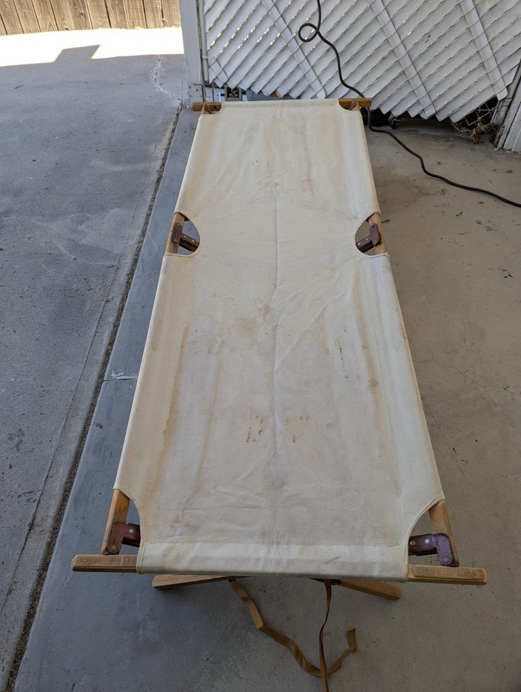 WW2 Folding Cot 1940s
