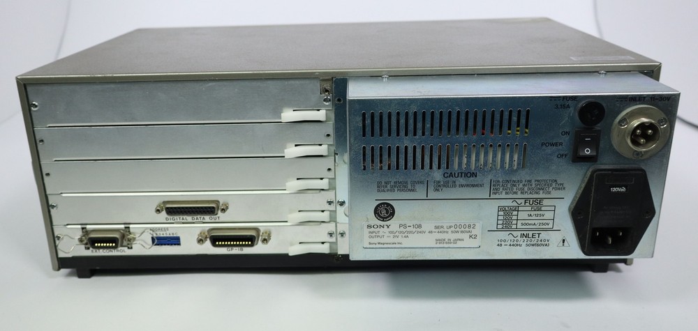 Sony Digital Instrumentation Cassette Recorder PC-108M - Powers on - Untested