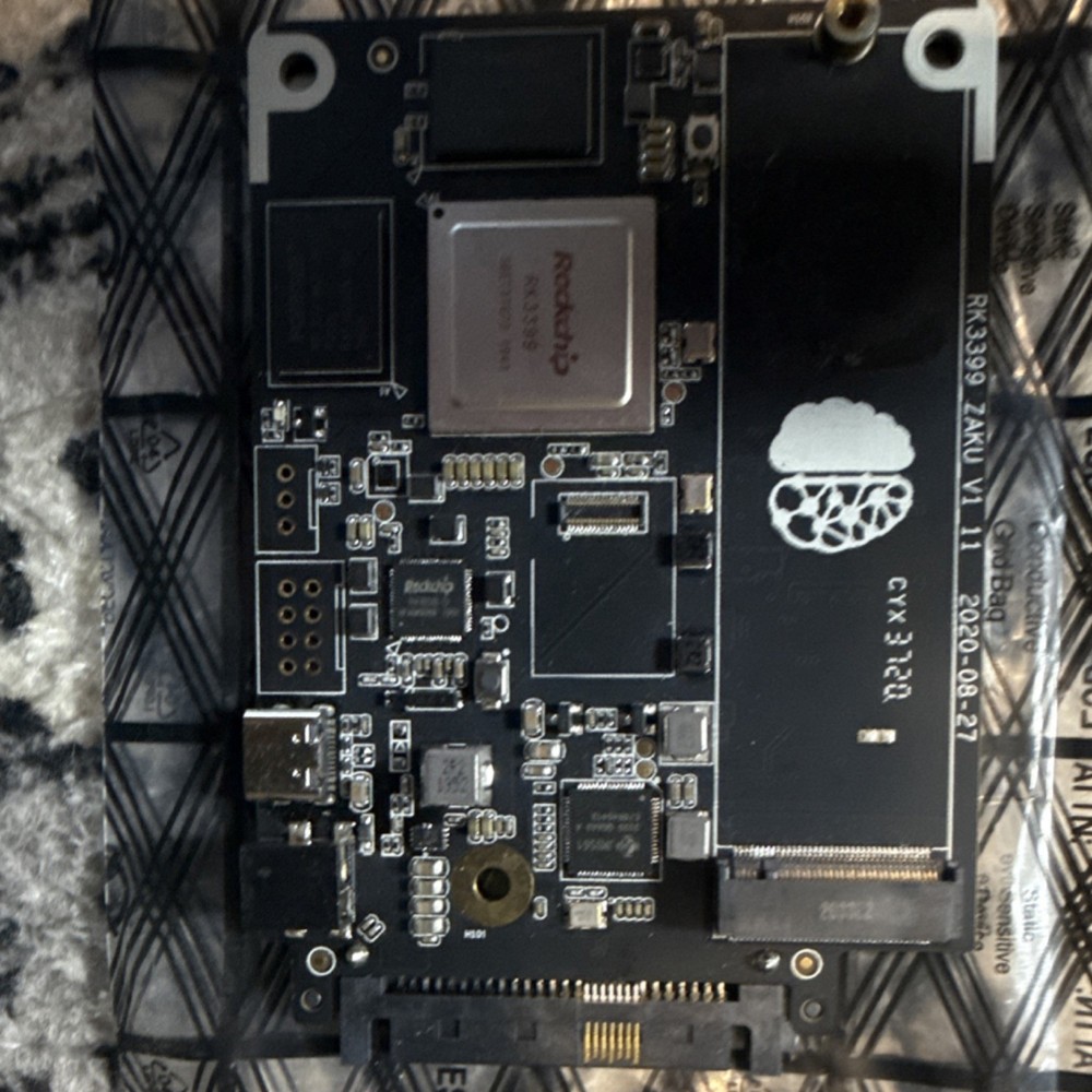 Radxa RK3399 ZAKU ARM Single Board Computer 2GB RAM eMMC USB Development Kit