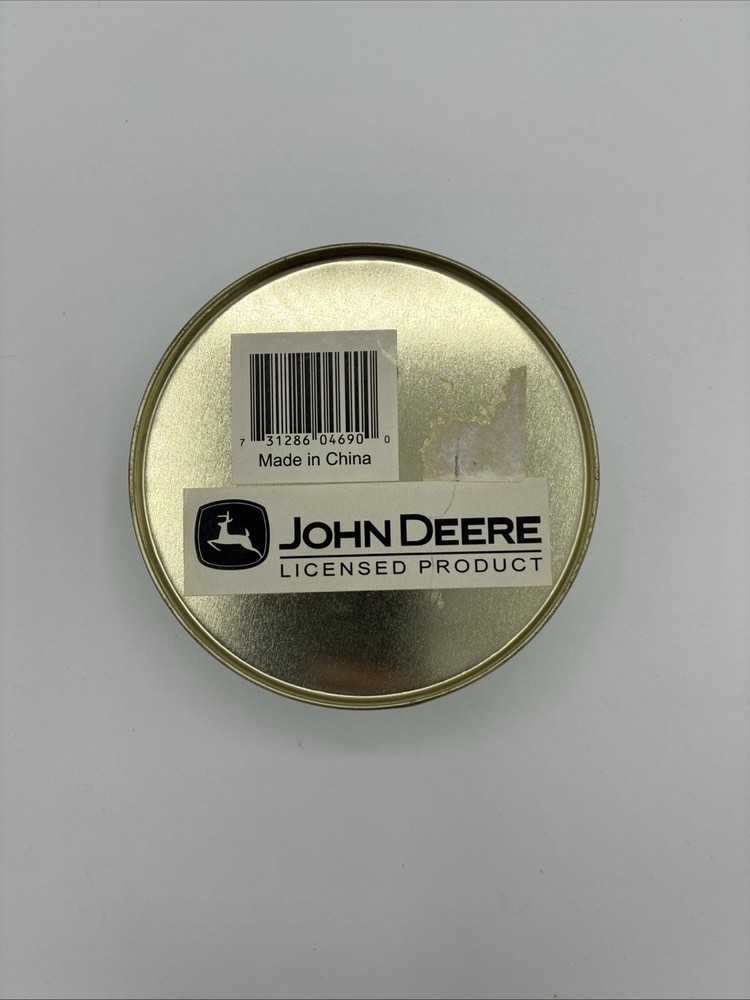 John Deere Coaster Set with Holder With Tin.