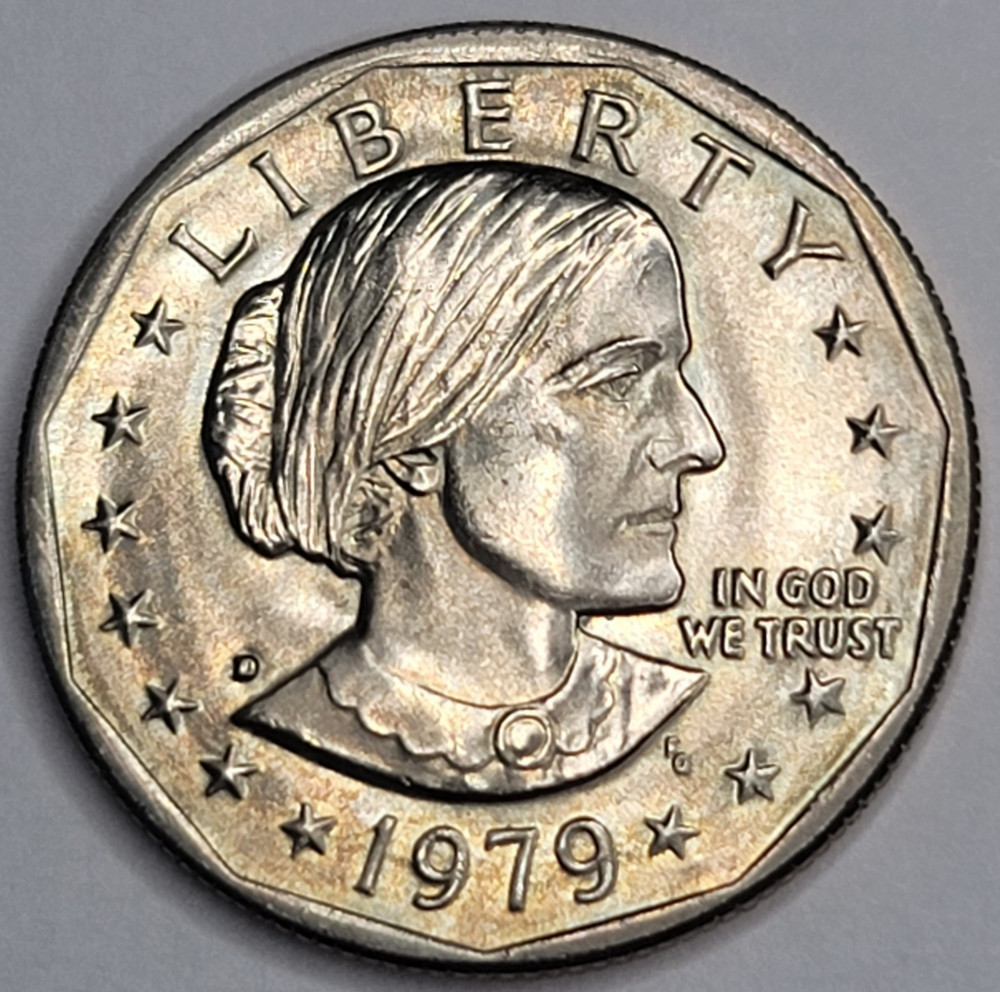 1979 D Susan B Anthony Dollar Uncirculated from US Mint Set