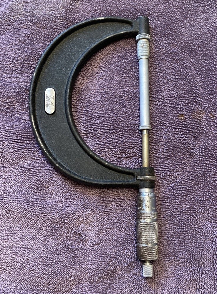 Vintage Central Tool 1”-4” Micrometer