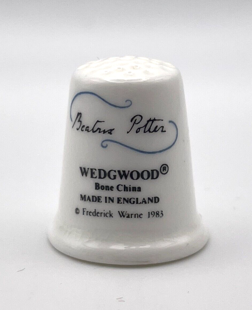 Wedgwood Beatrix Potter Benjamin Bunny Thimble