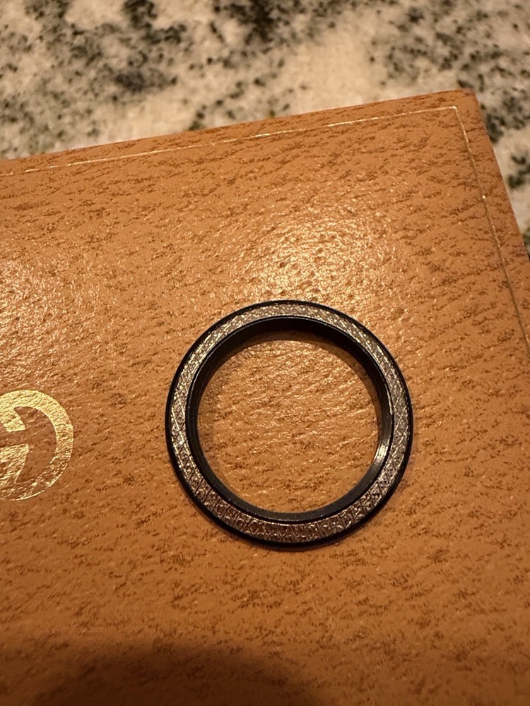 Gucci Black Diamond Cut Bezel
