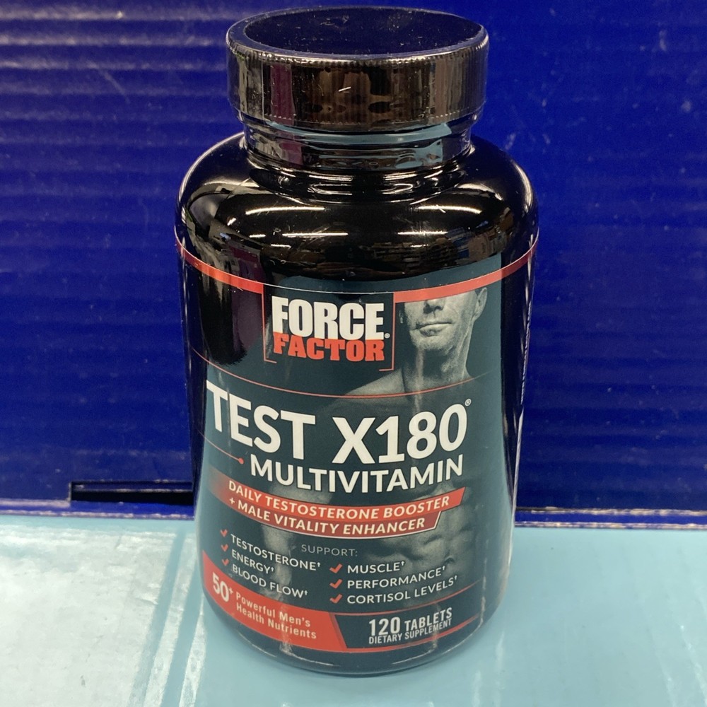 Force Factor Test X180 -Multivitamin, 120 Tablets Exp: 04-28+