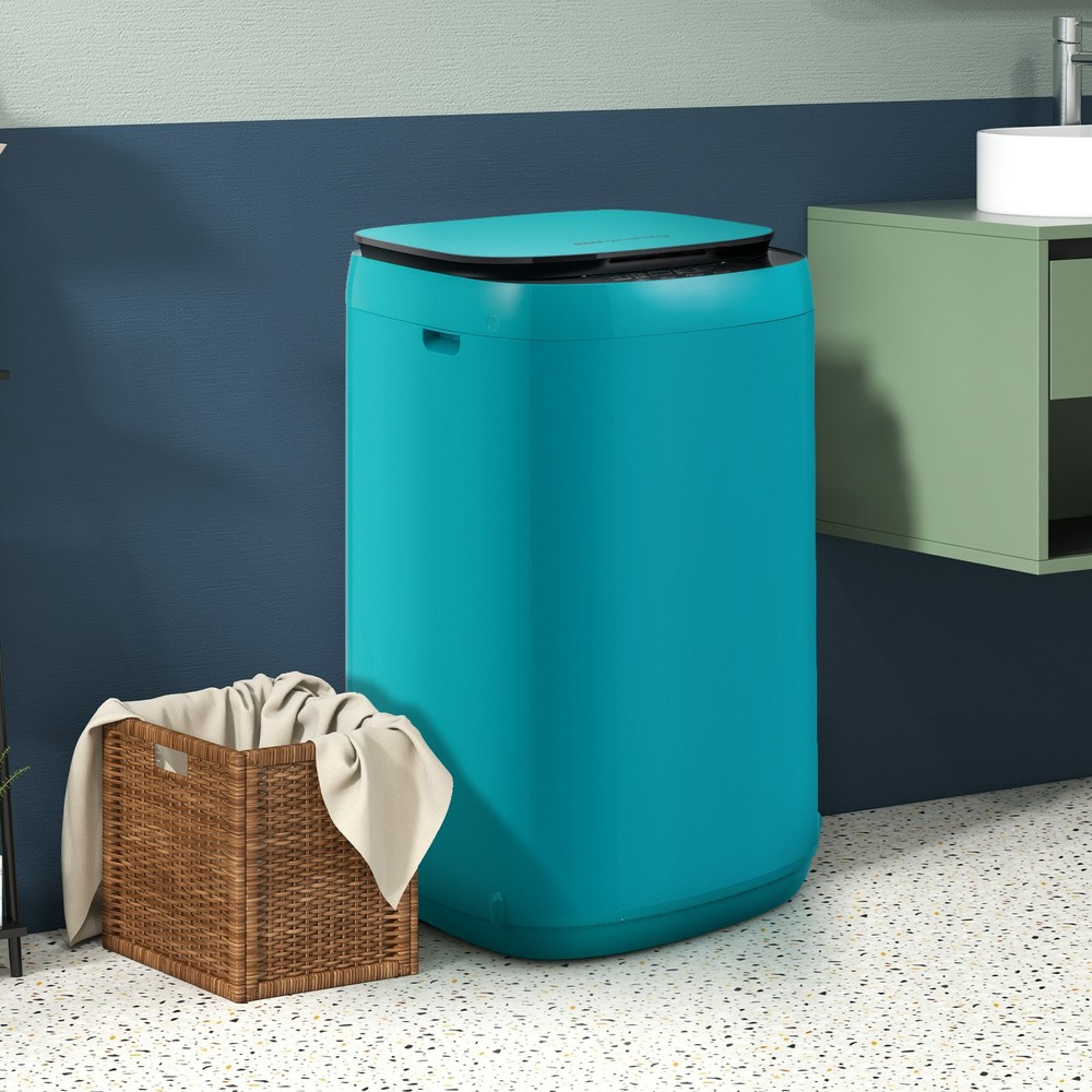Full Automatic Washing Machine 0.78 Cu.ft Compact Washer & Spinner Combo 7.7 lbs