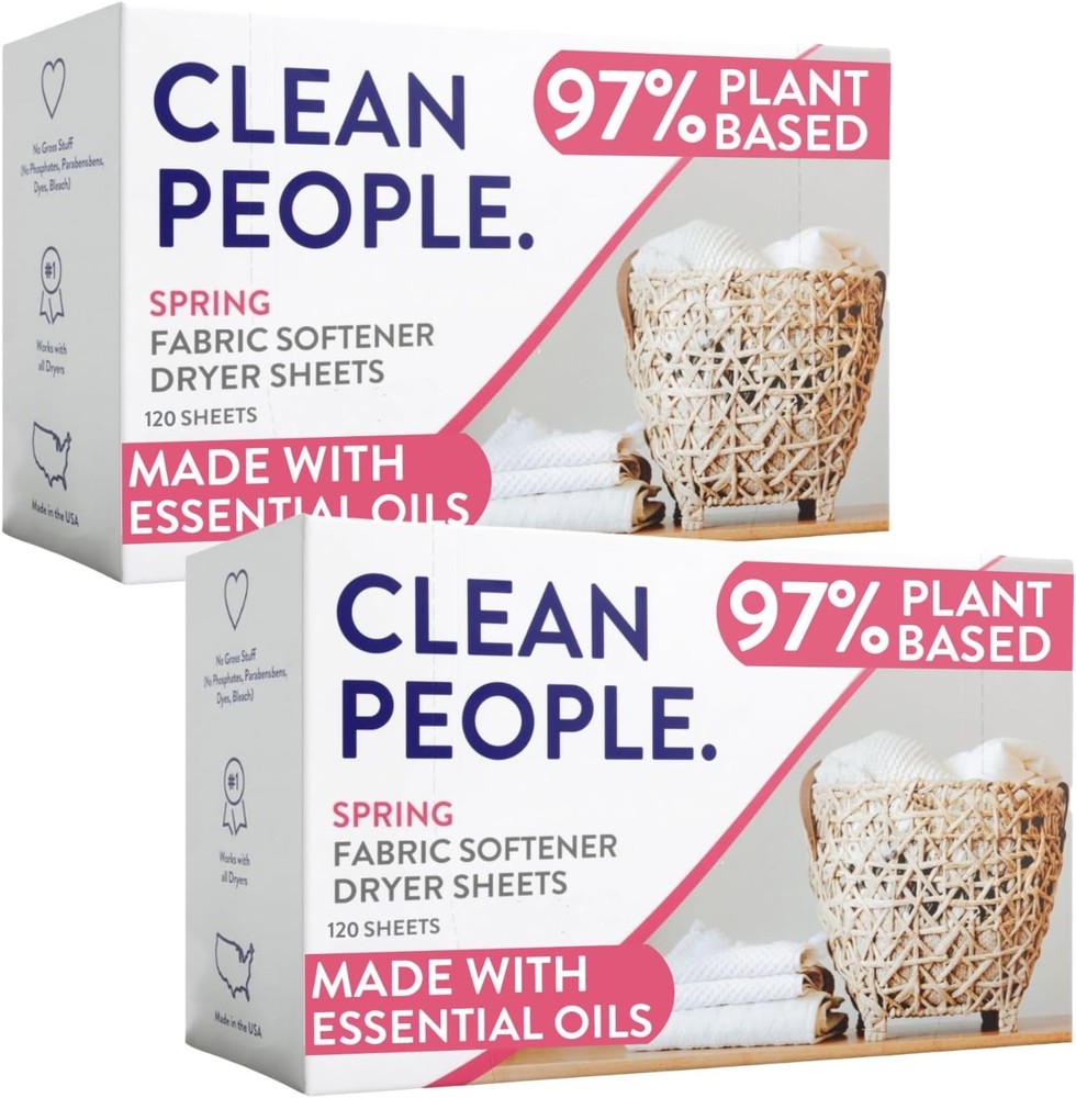 Static Cling Remover - Plant-Based Dryer Sheets - 240 Count
