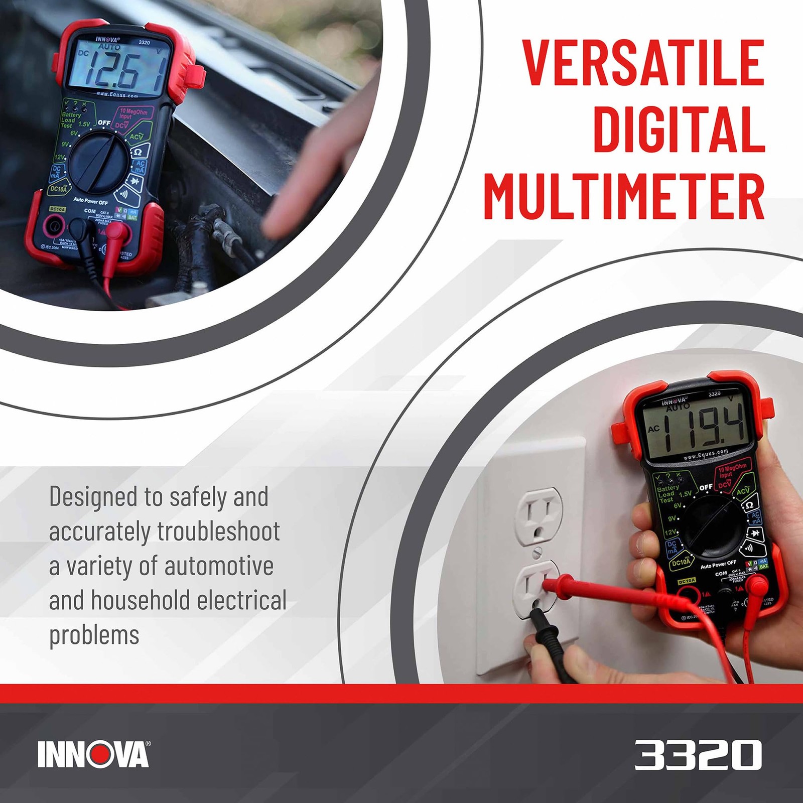 Innova Digital Multimeter, Model# 3320