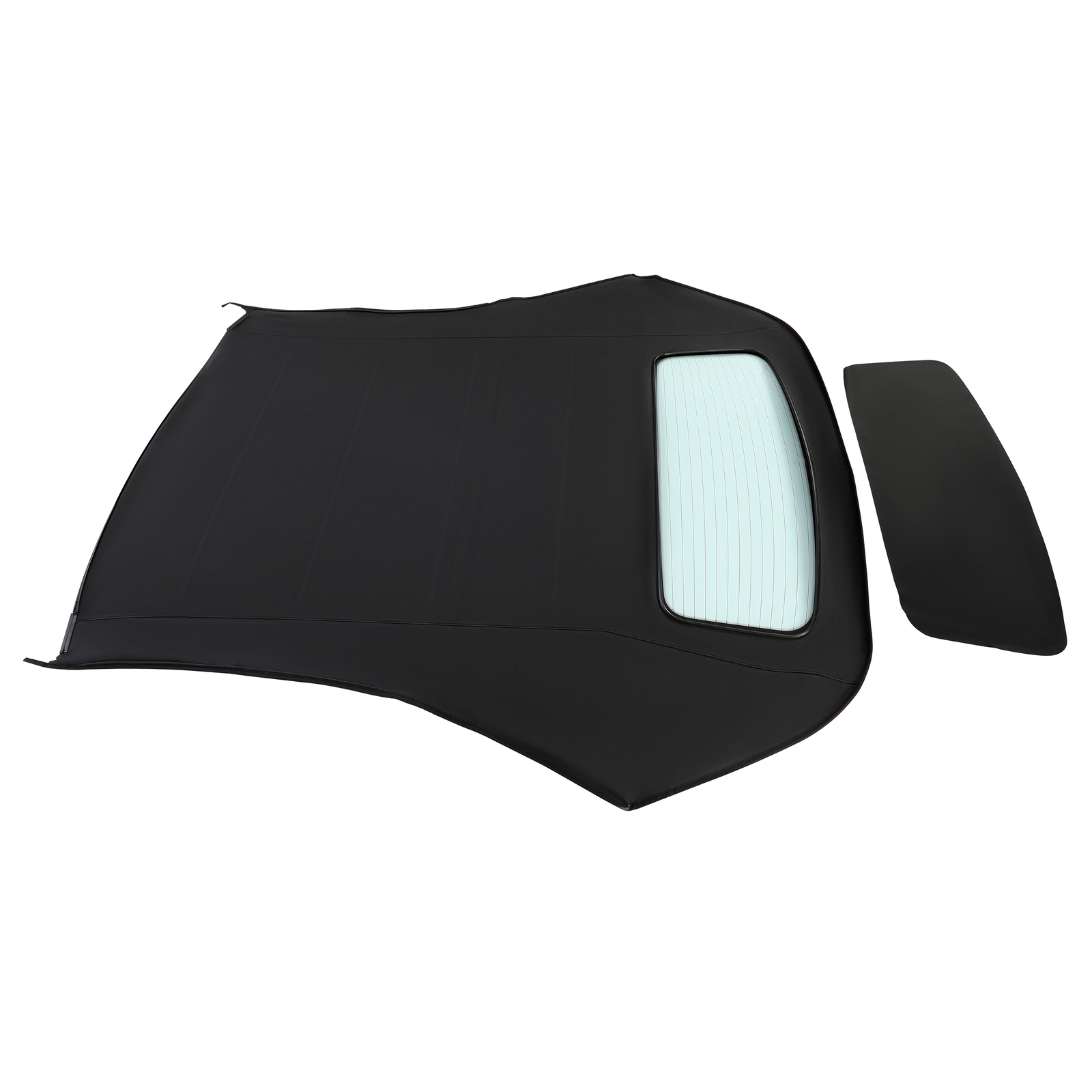 Fits Audi A4 03-09 Black Convertible Top W/ Heated Glass Window Sailcloth Vinyl