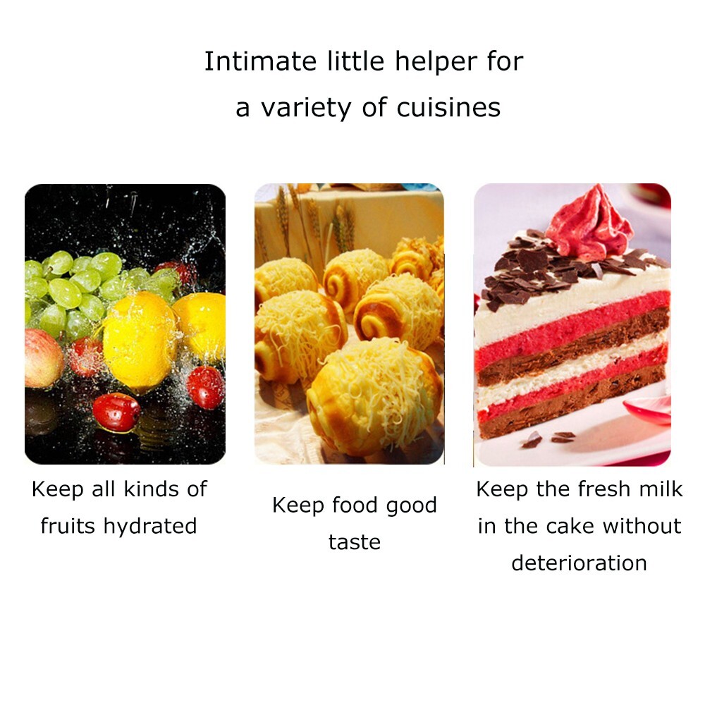 220V Refrigerated Cake Display Cainet 3 Layers Showcase with Defogging Function