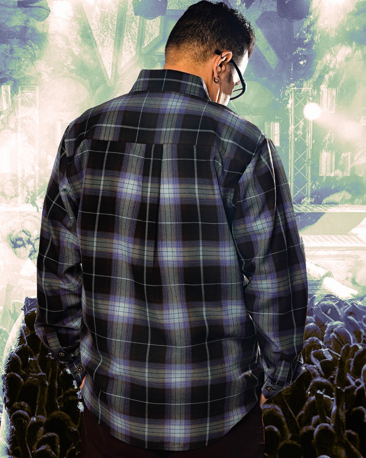 Dixxon x Anthrax Spreading the Disease Men's XL Flannel Shirt
