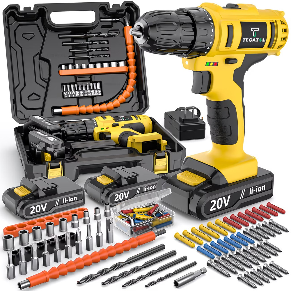Electric Drill ToolBox Set | Cordless Rechargeable Electric Drill Tool Set