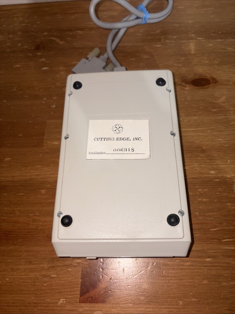 CUTTING EDGE INC. External 3.5" Disk Drive Floppy Vtg Computing Retro Gaming