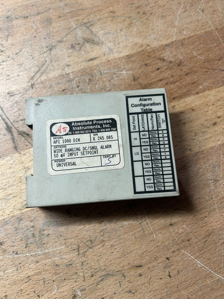 Absolute Process Instruments API 1080 DIN