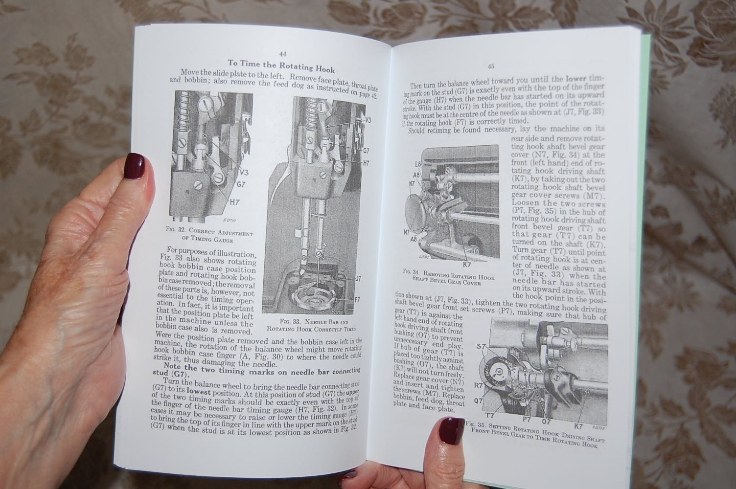 Singer Adjusters Manual for Service and Timing of 201 and 1200 Sewing Machines