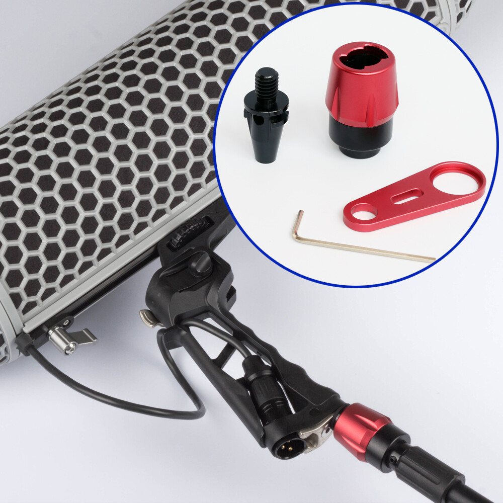 Taper QRT Boom Pole Quick Release Lock fr RODE Microphone Mic PSC Blimp Rycote
