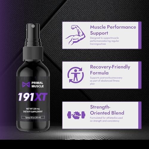 Primal Muscle 191Xt Recovery Spray | 191Xt Primal Muscle Spray, a Plant-Based an