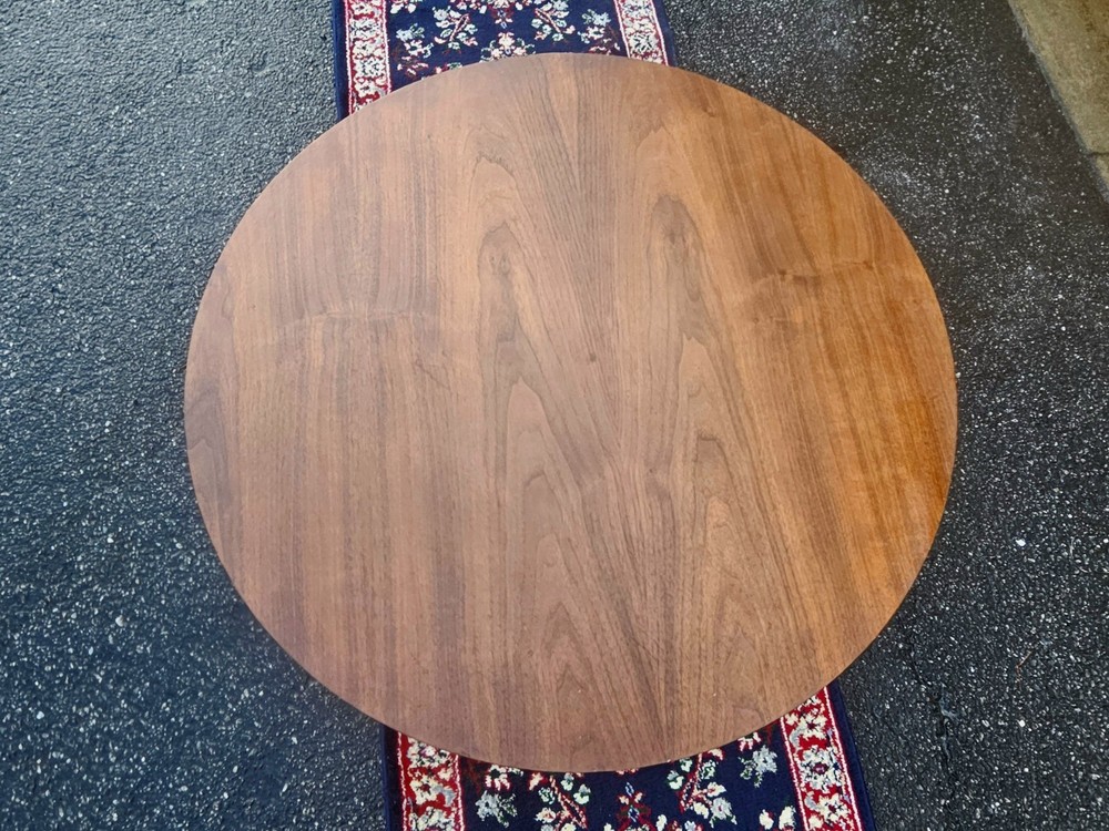 Lane Solid Walnut Accent / Side Table MCM Rarity