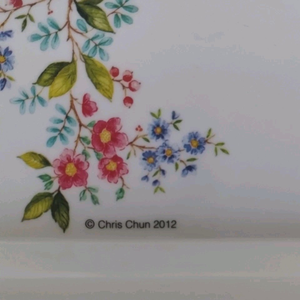 Ashdene Melamine Tray Birds Floral