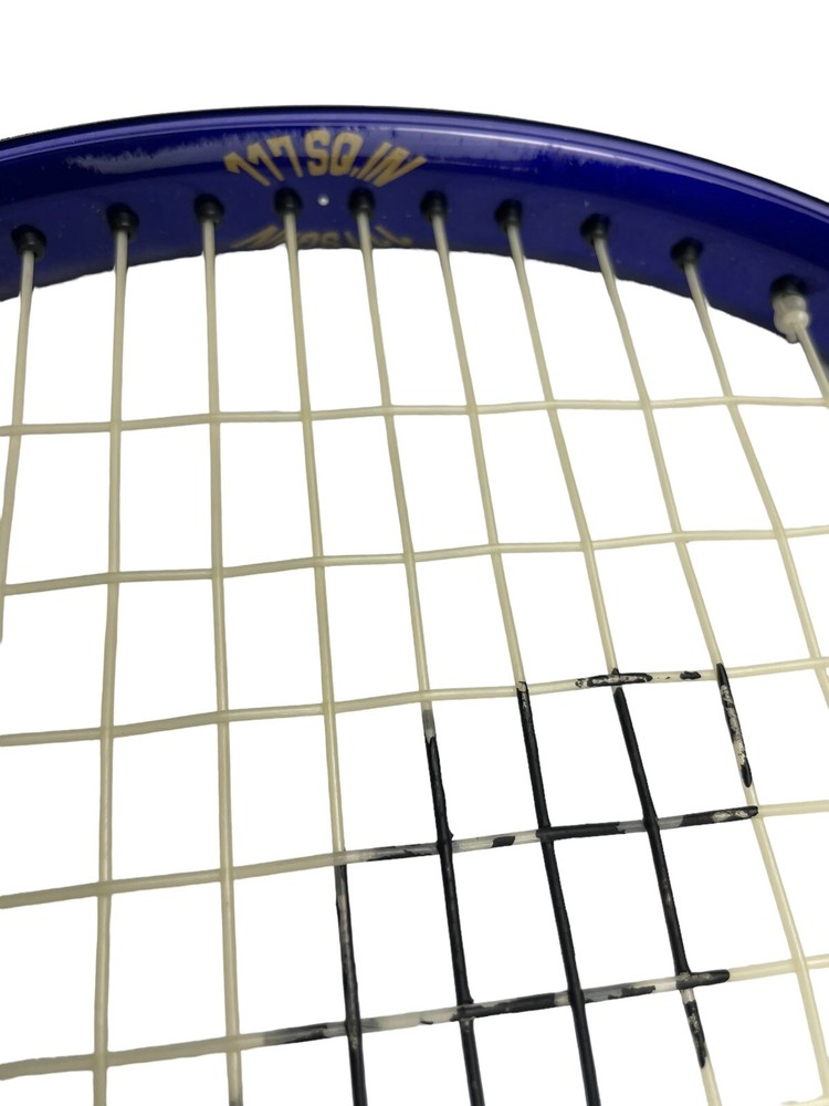 Pro Kennex Shadow Exit Long String Design 117” Tennis Racket & Case Black Purple