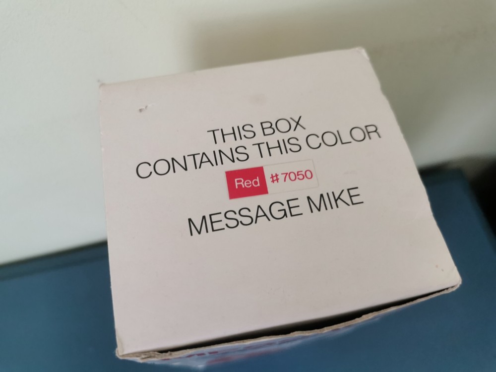 Waco Message Mike Recorder Red