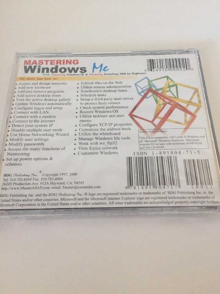 Mastering Windows Me with CDROM