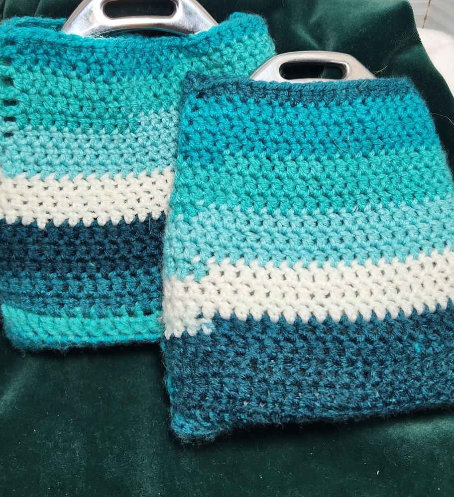 Crocheted Stirrup Covers
