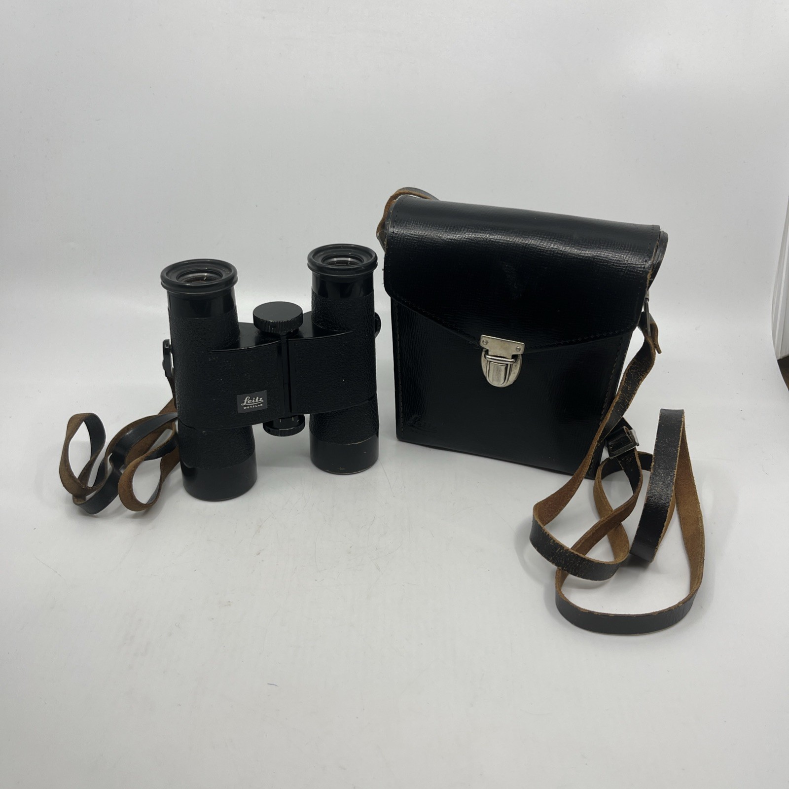 Leitz Wetzlar Binoculars Trinovid Germany 7x35B 150m/1000m W/ Case Clear lens