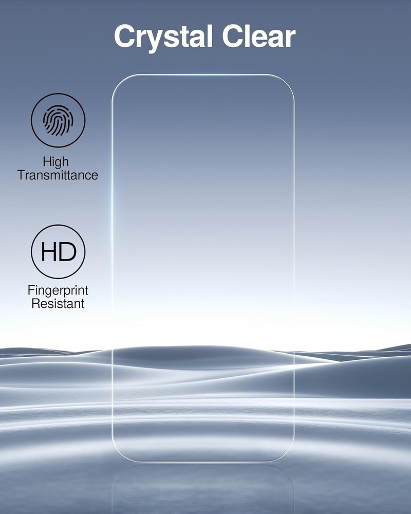 SMARTDEVIL 2 Pack for iPhone 15 Pro Privacy Screen Protector, Military Grade Sha