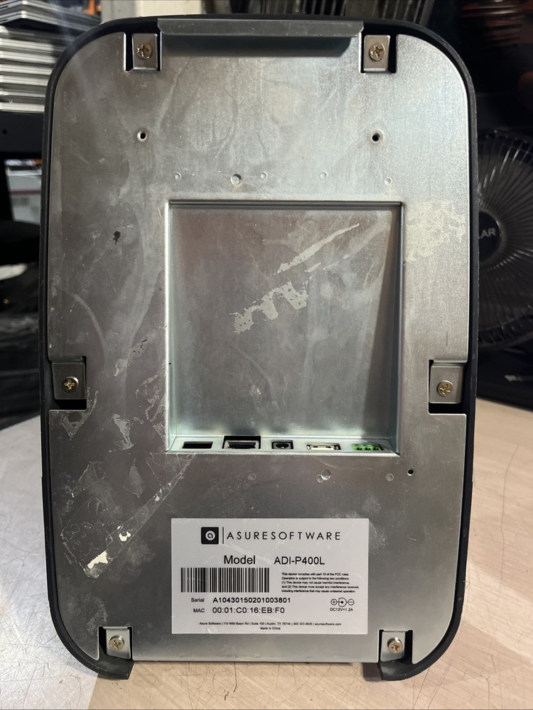 ASURE SOFTWARE ADI-P400L TIMECLOCK