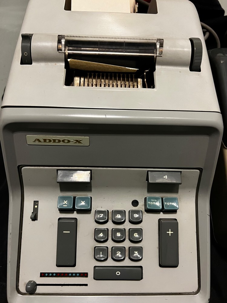 Vintage Addo-X Model 2353 Adding Machine