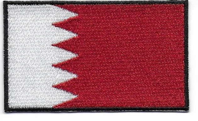 BAHRAIN : Flag Iron on Sew on Patch
