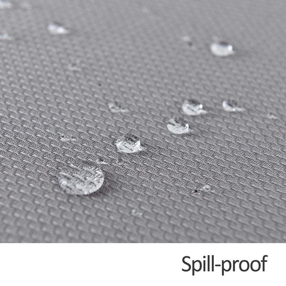 maxmill Rectangle Textured Tablecloth Waterproof Spillproof Wrinkle Free Tabl...