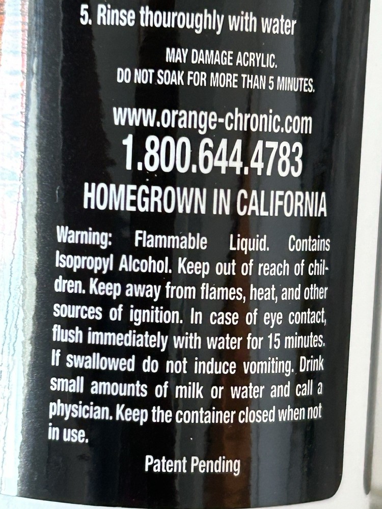 Orange Chronic Cleaner 12/ 16 oz Bottles (case)