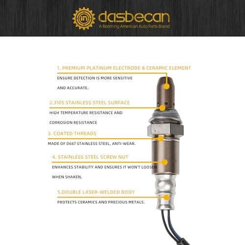 Dasbecan Oxygen O2 Sensor Upstream Downstream Compatible with Nissan Altima