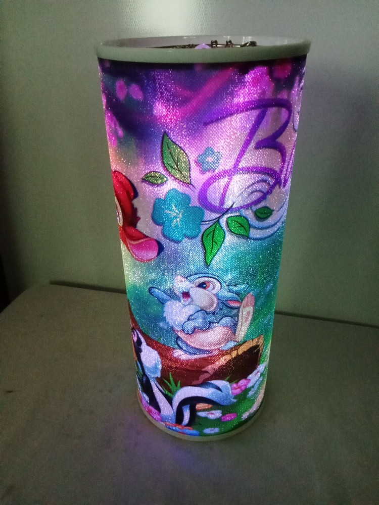 Disney Bambi Cylindrical Nightlight Multicolor 12inch